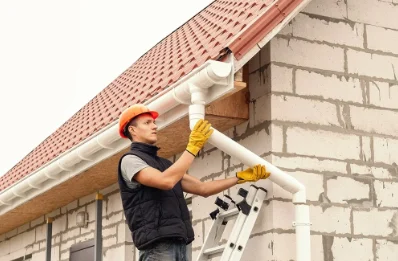 Pose et remplacement de gouttières à Chevrotaine